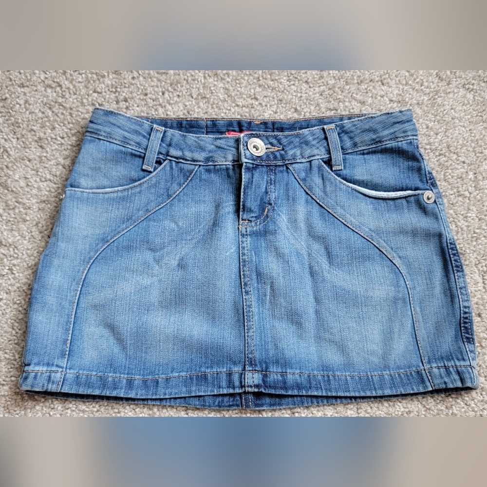 Casual Blue Mini Skirt for Everyday Style